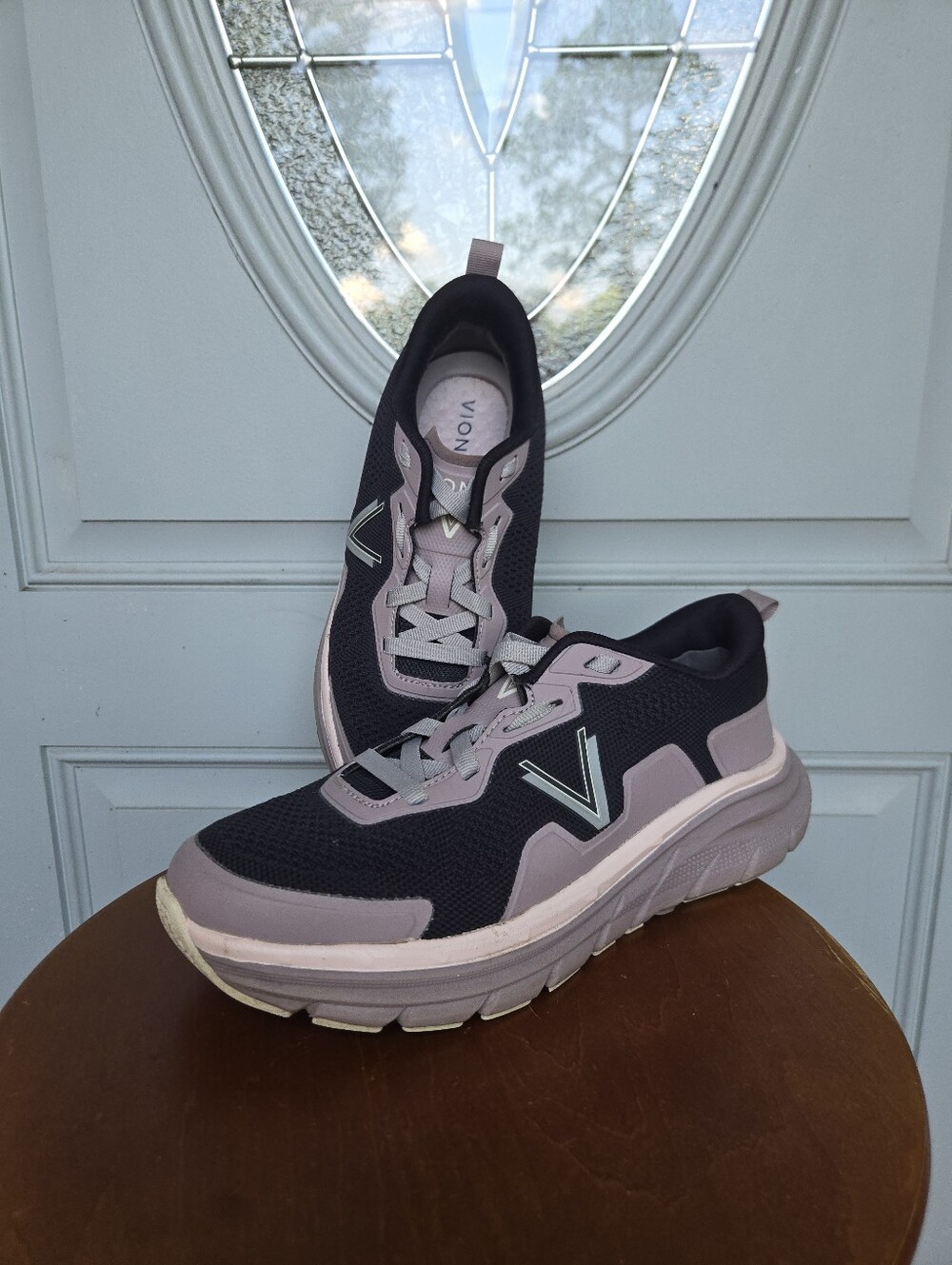 Vionic Walk Max Walking Shoes Magnolia Dusk Phantom Gray